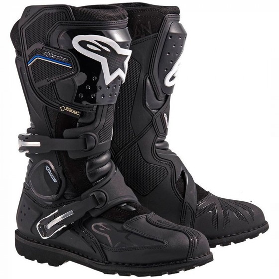 Alpinestars Botas de moto SMX Plus V2 para hombre, color negro, 42