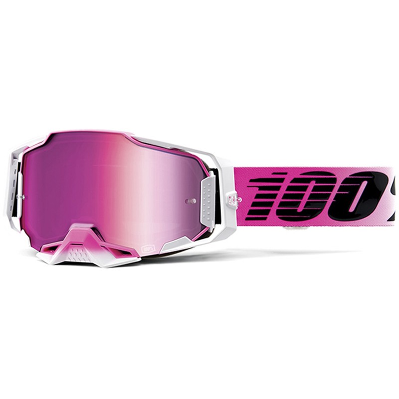 Masque motocross 100% Armega Harmony Iridium Rose -10%