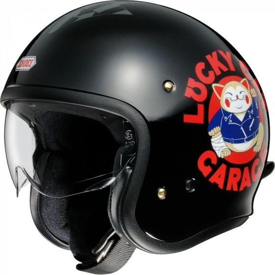 CASCO SHOEI GLAMSTER 06 CHEETAH CUSTOM CYCLES TC2